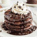 Panqueques de Espelta y Chocolate Doble