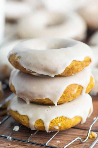 Donas de Especias de Calabaza