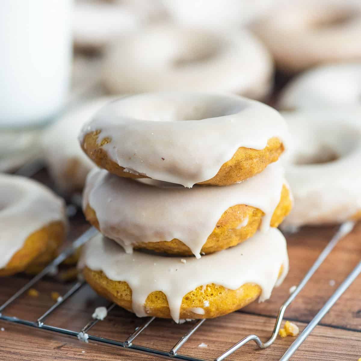Donas de Especias de Calabaza
