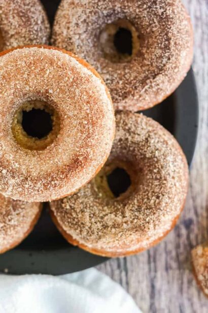 Donas de Sidra y Manzana Horneadas
