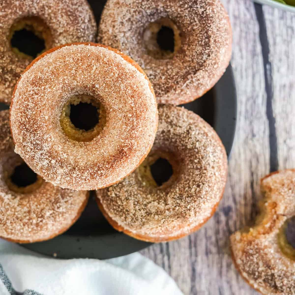 Donas de Sidra y Manzana Horneadas