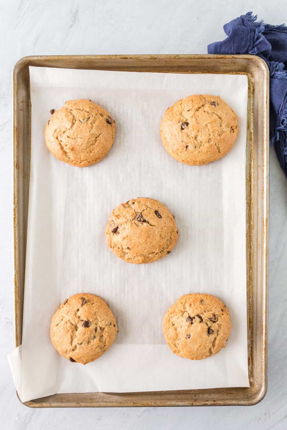 Galletas horneadas.