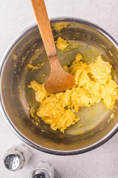 Huevos Revueltos en Olla Instantánea