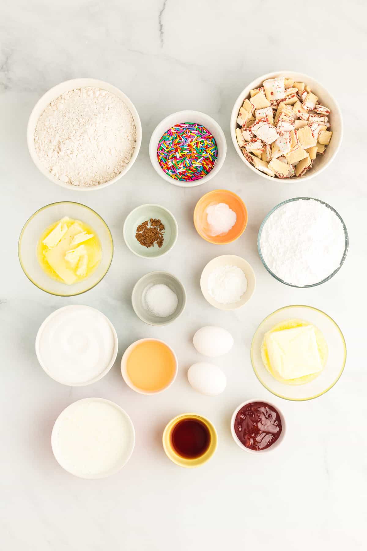 Ingredientes necesarios para la receta.