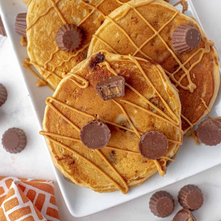 Panqueques de Crema de Cacahuate Reese’s
