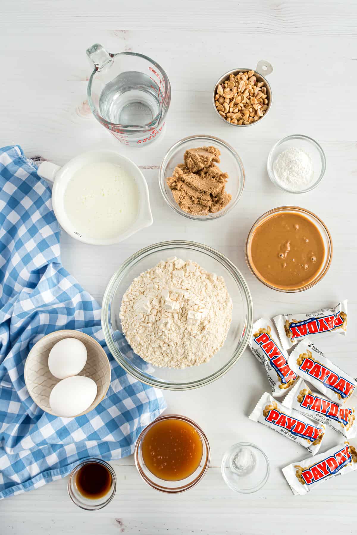 Ingredientes necesarios para la receta.