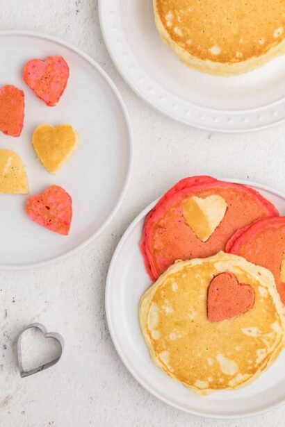 Panqueques del Día de San Valentín