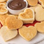 Mini Panqueques en Forma de Corazón
