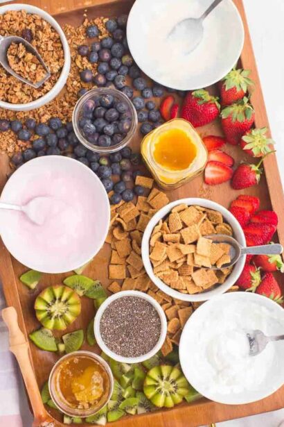 Barra de Yogur Parfait – ¡Estilo Charcutería!