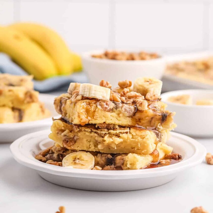 Panqueques de Plátano y Nueces en Sartén