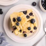 Panqueques de Limón y Arándanos en Bandeja