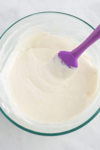 Glaseado de Queso Crema de Limón