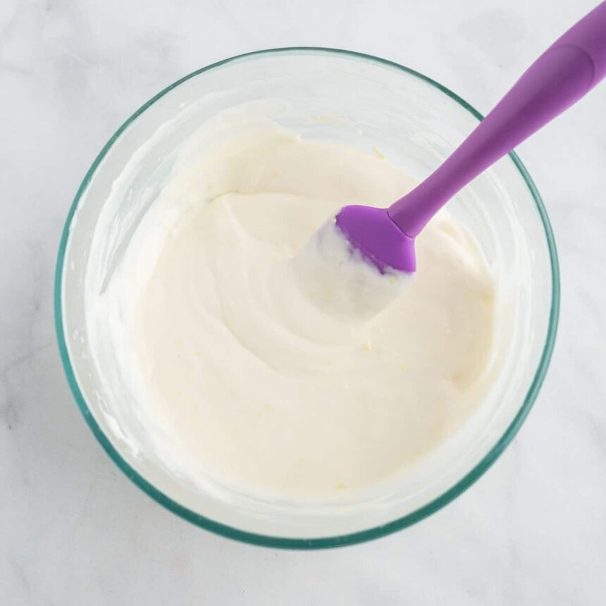 Glaseado de Queso Crema de Limón