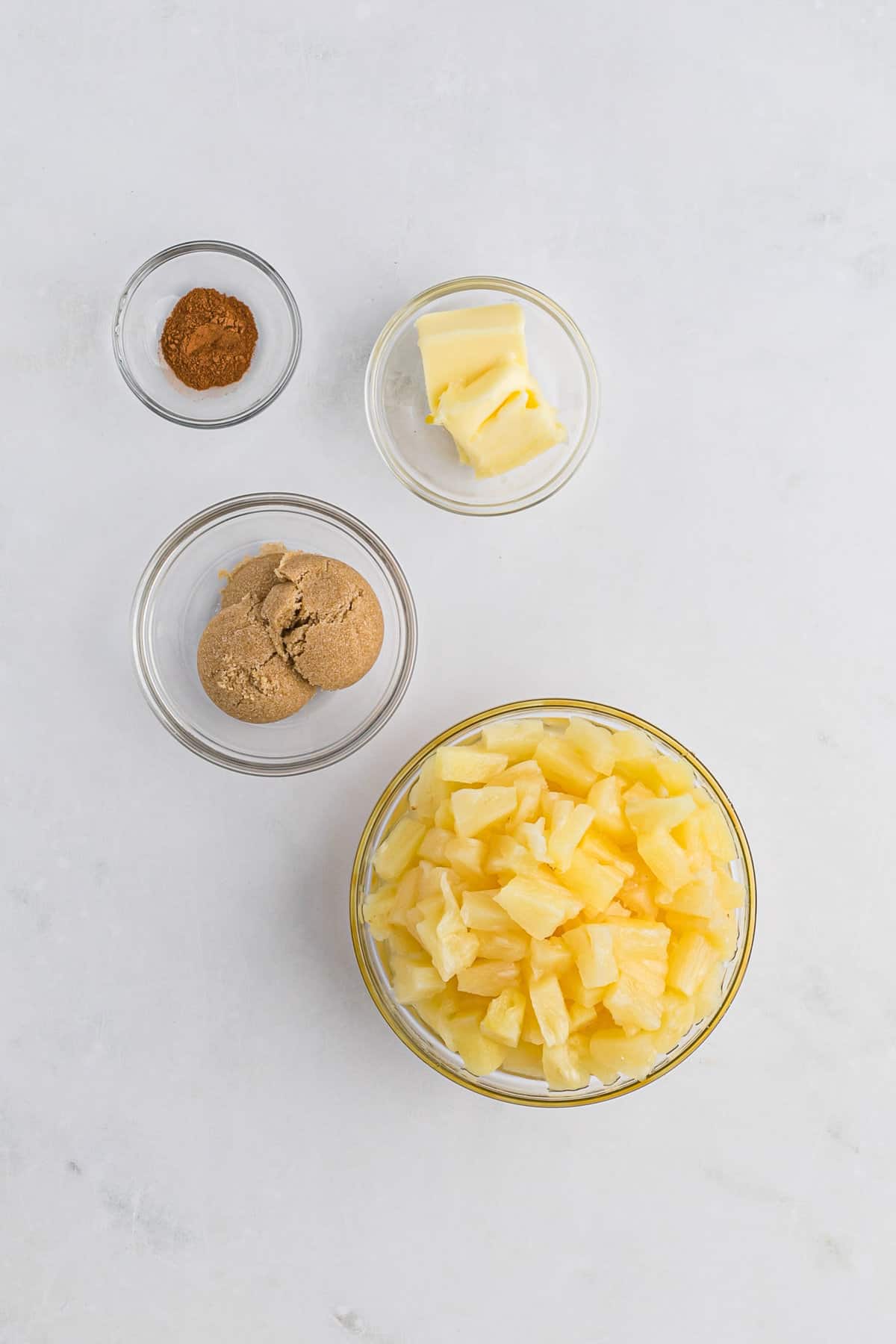 Ingredientes necesarios para la receta.