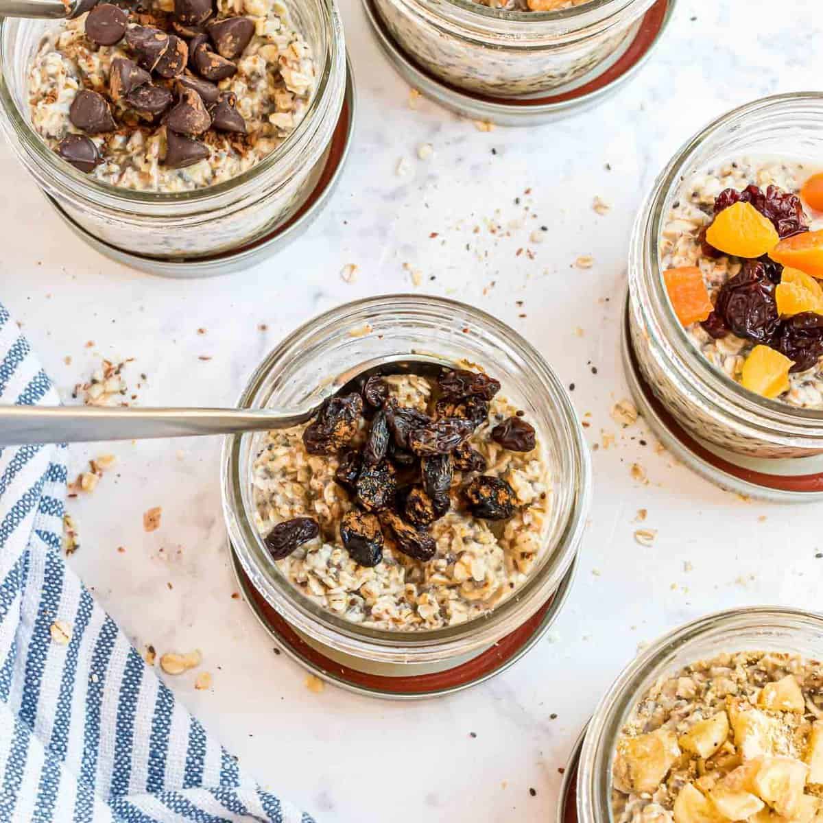 Paquetes de Avena Instantánea Casera