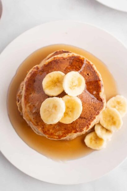 Panqueques de Plátano Saludables – endulzados de forma natural
