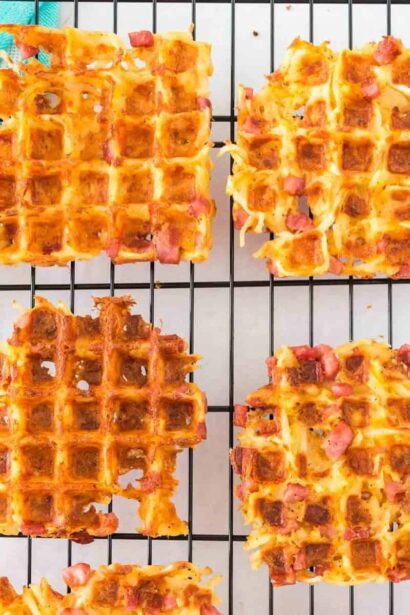 Waffles de Papas Hash Brown