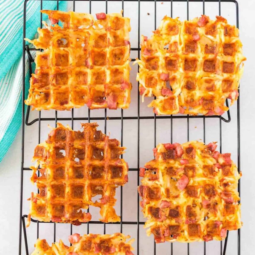 Waffles de Papas Hash Brown