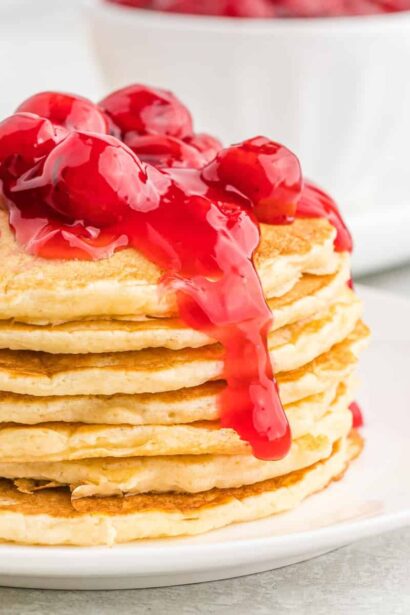 Panqueques de Pastel de Cereza
