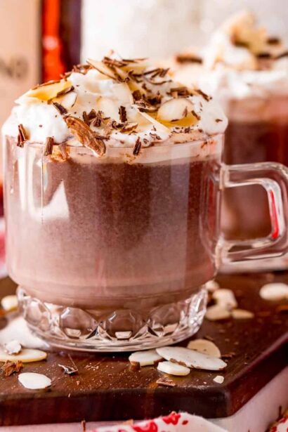 Chocolate Caliente de Amaretto