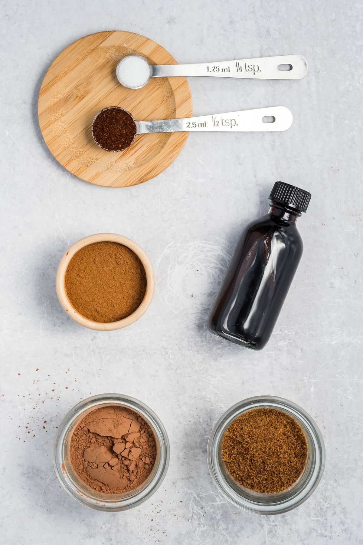 Ingredientes necesarios para la receta.