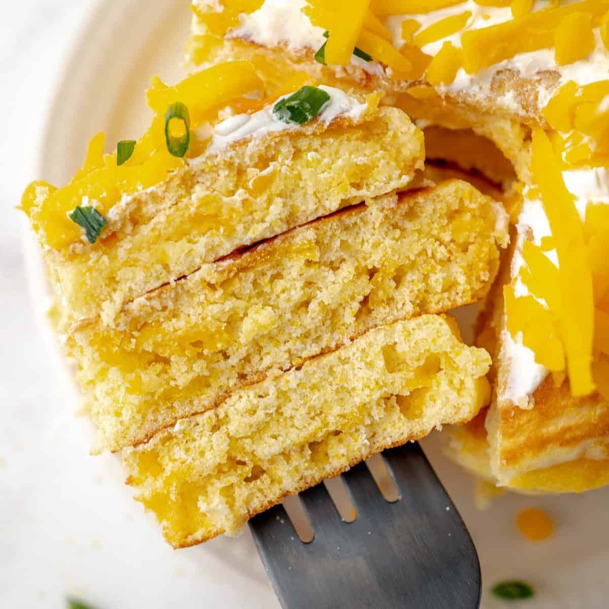Panqueques de Maíz con Queso
