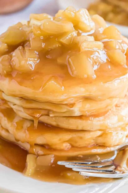 Panqueques de Manzana Caramelizada