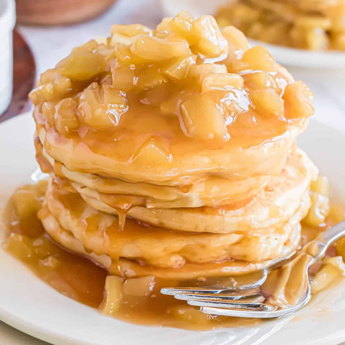 Panqueques de Manzana Caramelizada