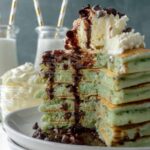 Panqueques de Chocolate con Menta y Chispas