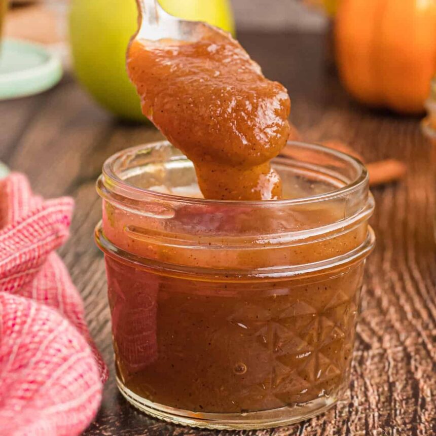 Mantequilla de Manzana Casera