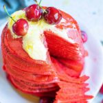 Panqueques de Terciopelo Rojo