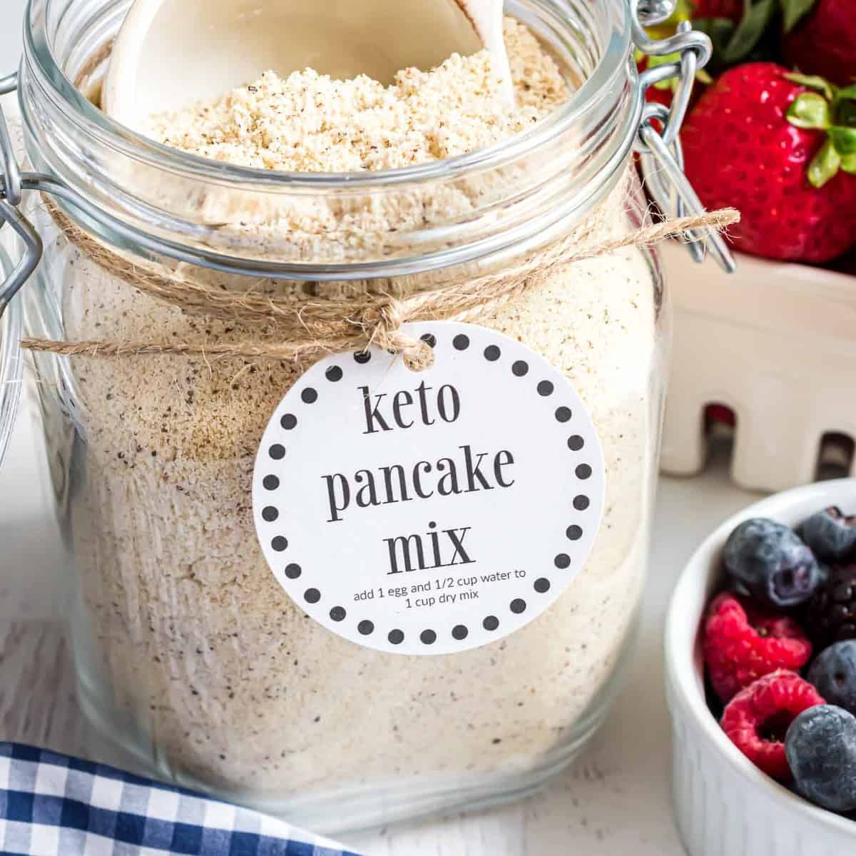 Receta de Mezcla para Panqueques Keto
