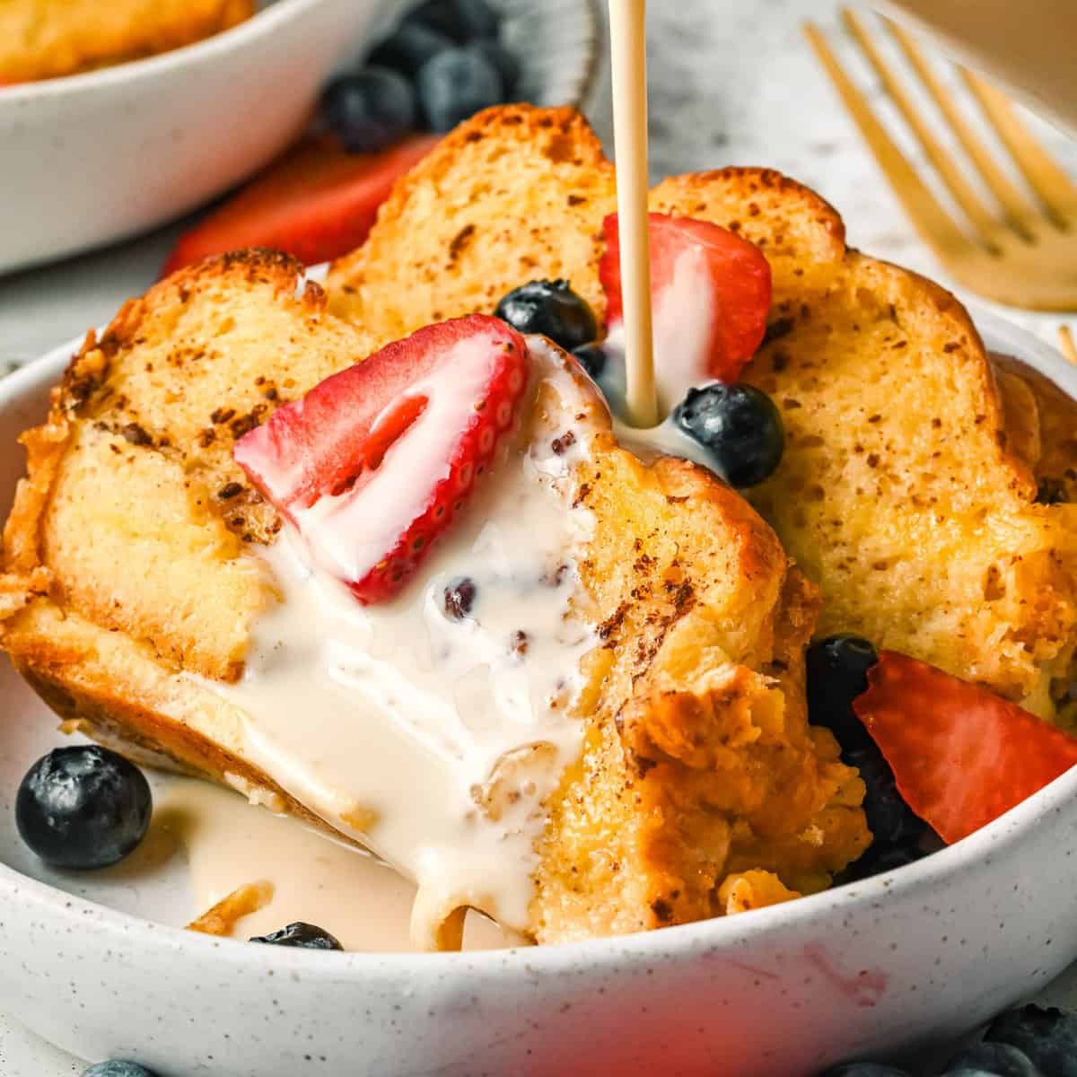 Cazuela de Panqueques Franceses Tres Leches