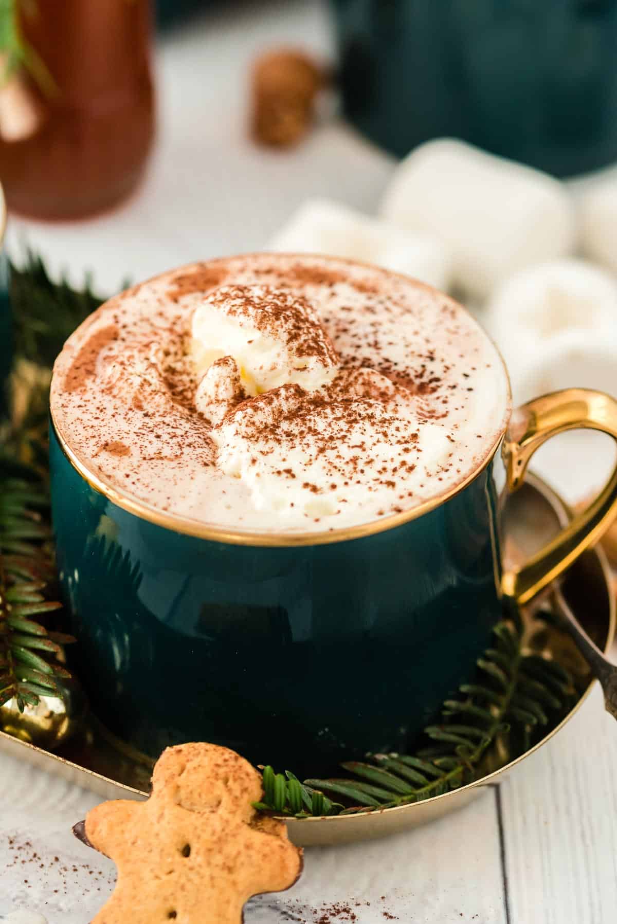 Chocolate Caliente de Jengibre