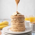Panqueques de Plátano y Mantequilla de Maní – Integral