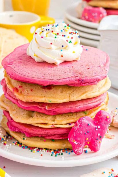 Panqueques de Galletas de Animales con Glasé