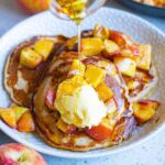 Panqueques Veganos de Manzana