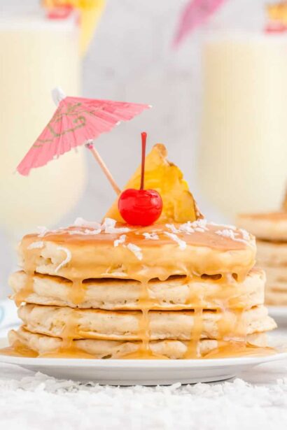 Panqueques de Piña Colada