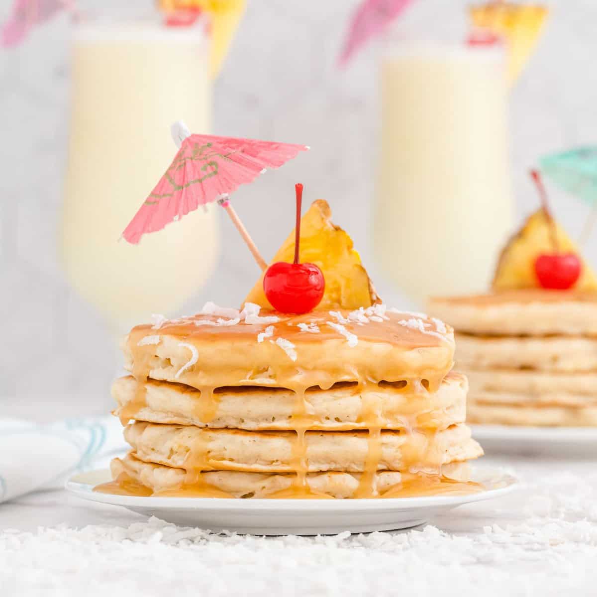 Panqueques de Piña Colada