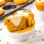 Muffins de Calabaza y Queso Crema