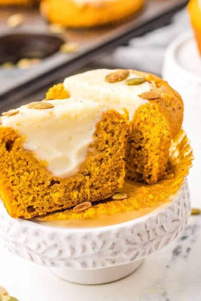 Muffins de Calabaza y Queso Crema