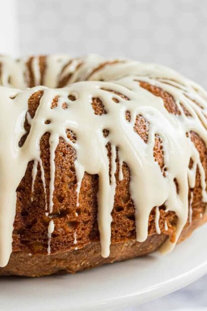Glaseado de queso crema con jarabe de arce