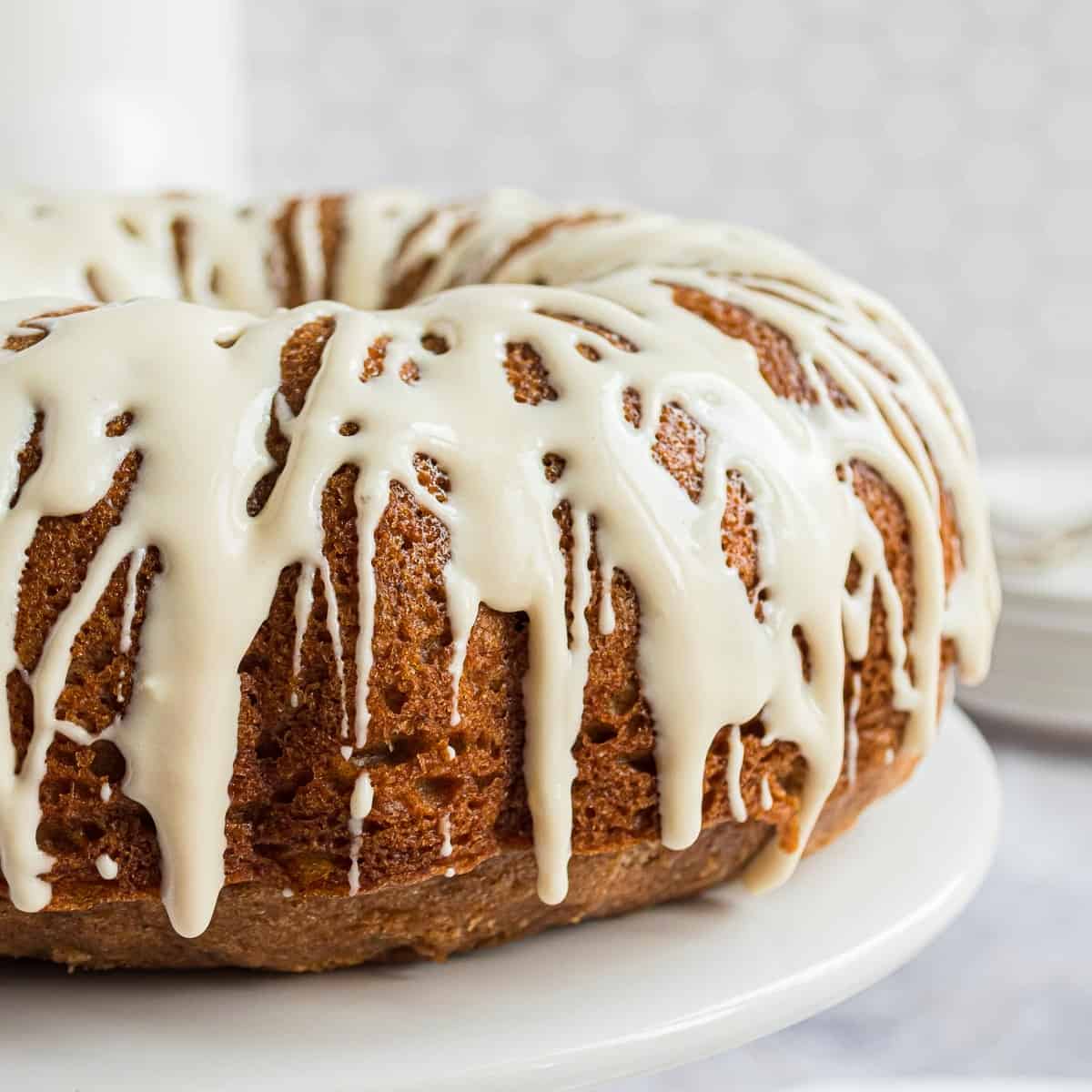 Glaseado de queso crema con jarabe de arce

