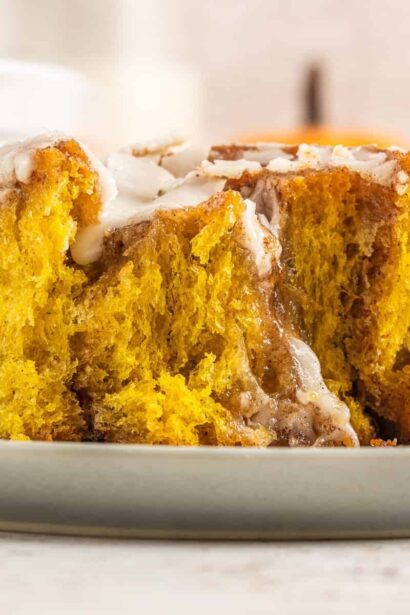 Rollos de canela con calabaza