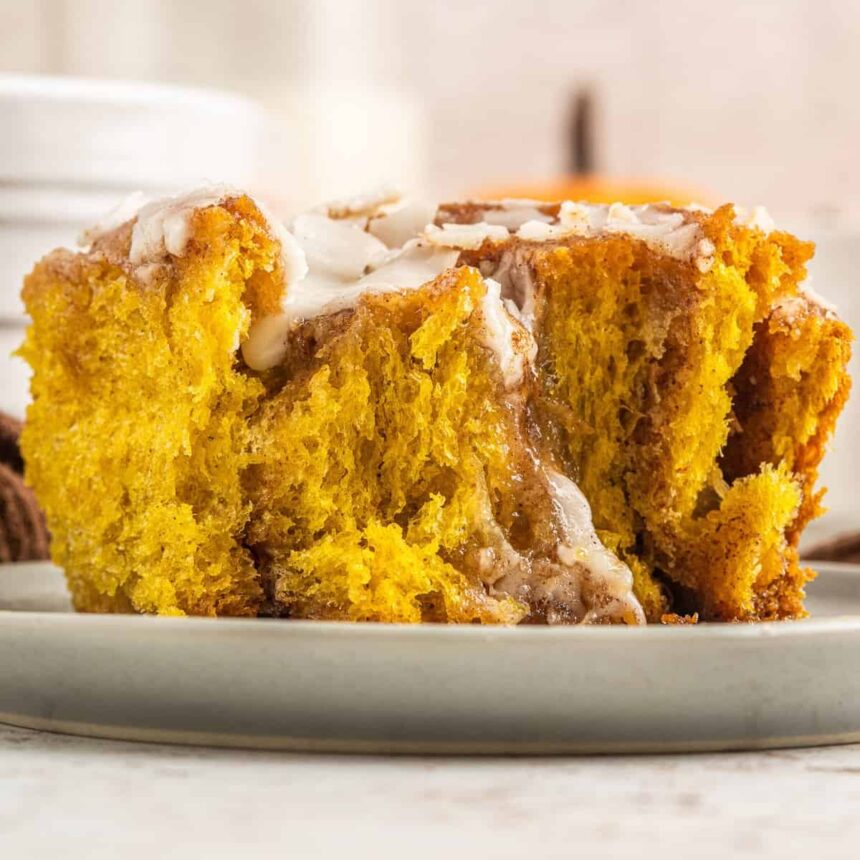 Rollos de canela con calabaza
