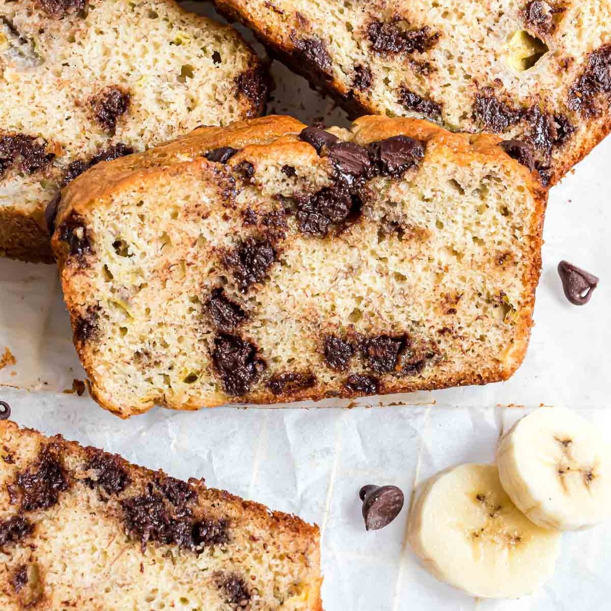 Pan de Plátano con Mezcla de Panqueques
