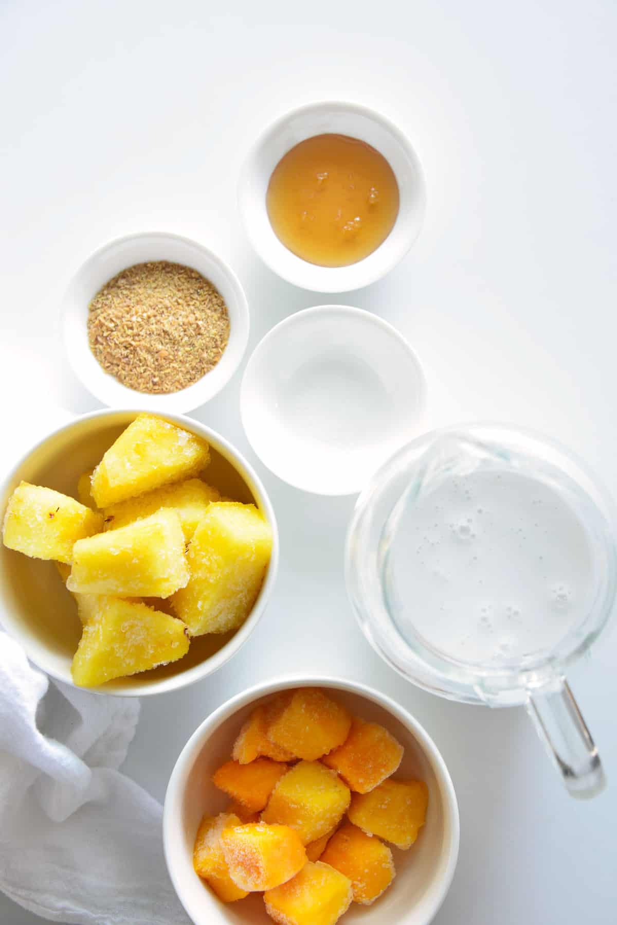 Ingredientes necesarios para la receta.