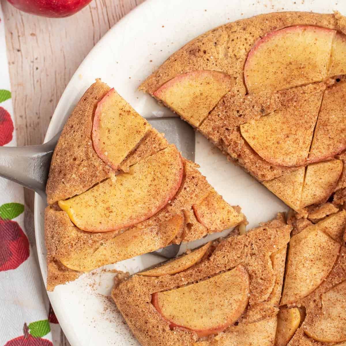 Panqueque de Manzana y Canela a la Sartén