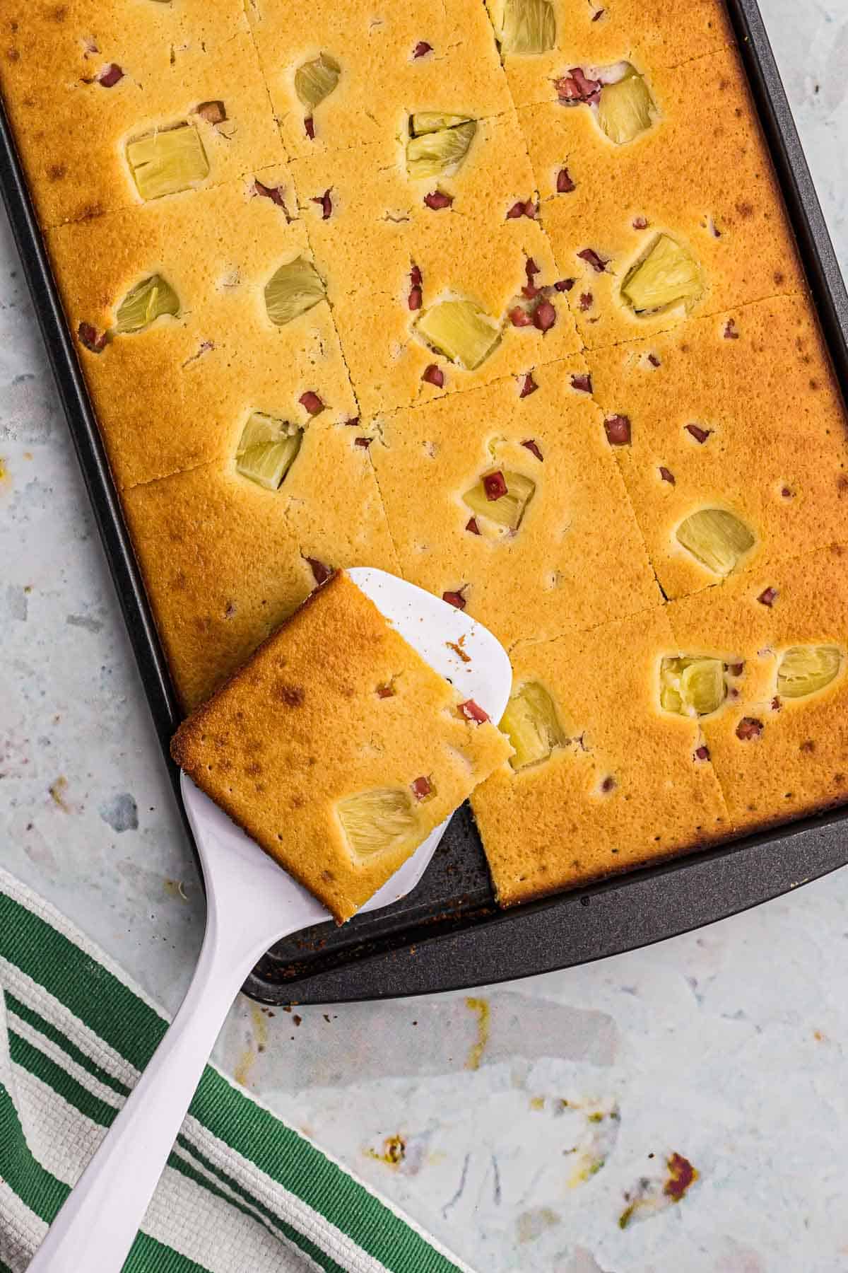 Panqueques al Horno con Jamón y Piña